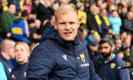 Oxford United manager Liam Manning.